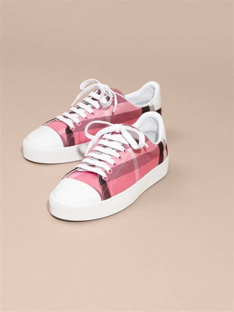 hot pink burberry sneakers|pink burberry sneakers.